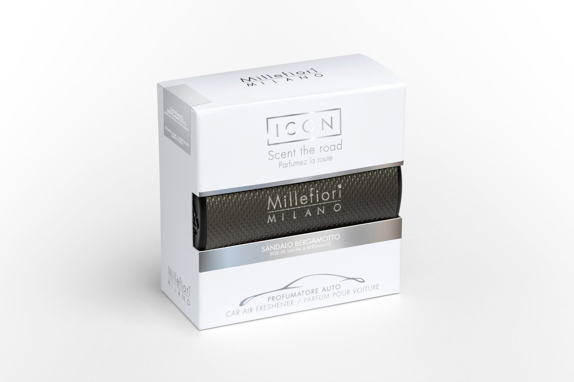 Car Air Freshener - Sandalwood Bergamot - Urban Silver