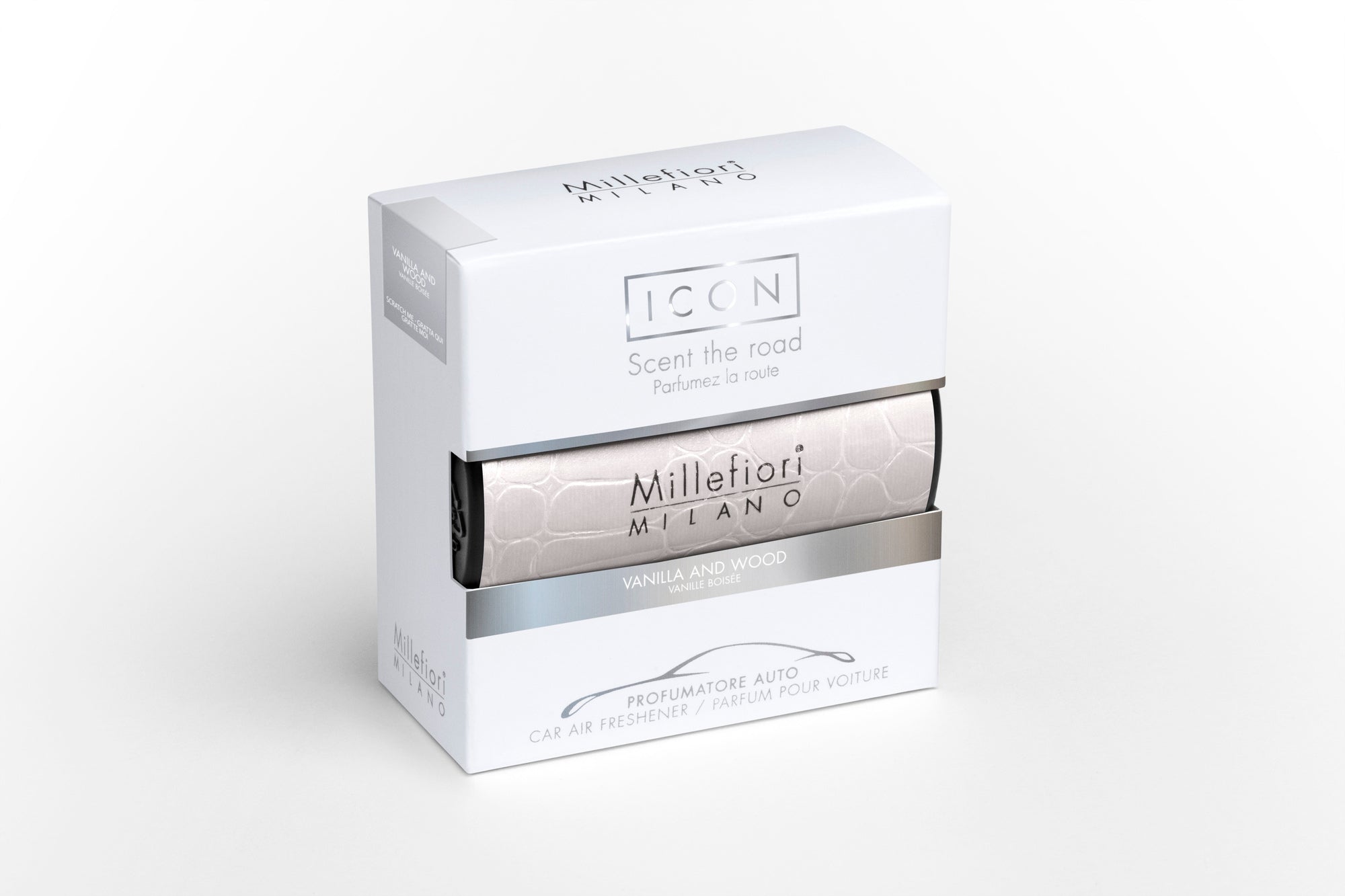 Car Air Freshener - Vanilla & Wood - Urban White