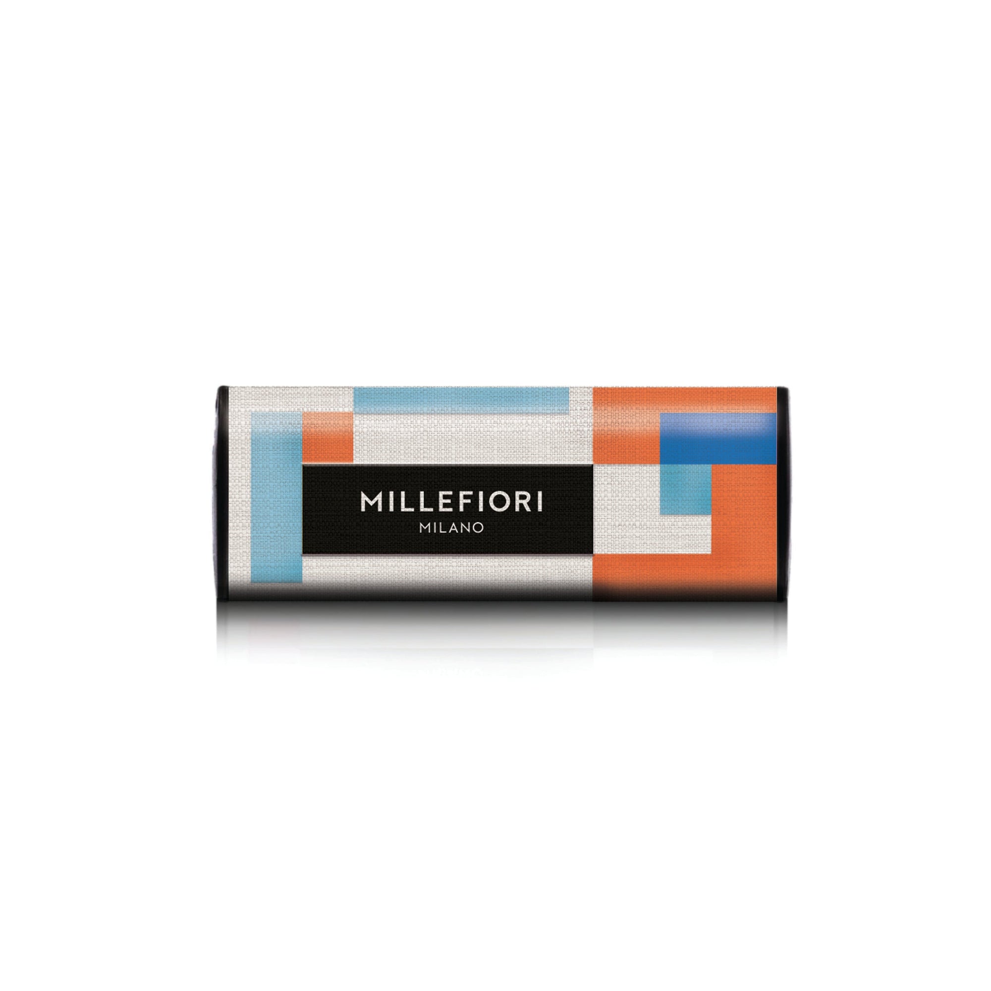 Car Air Freshener - Sandalwood Bergamot - Textile Geometric Blue