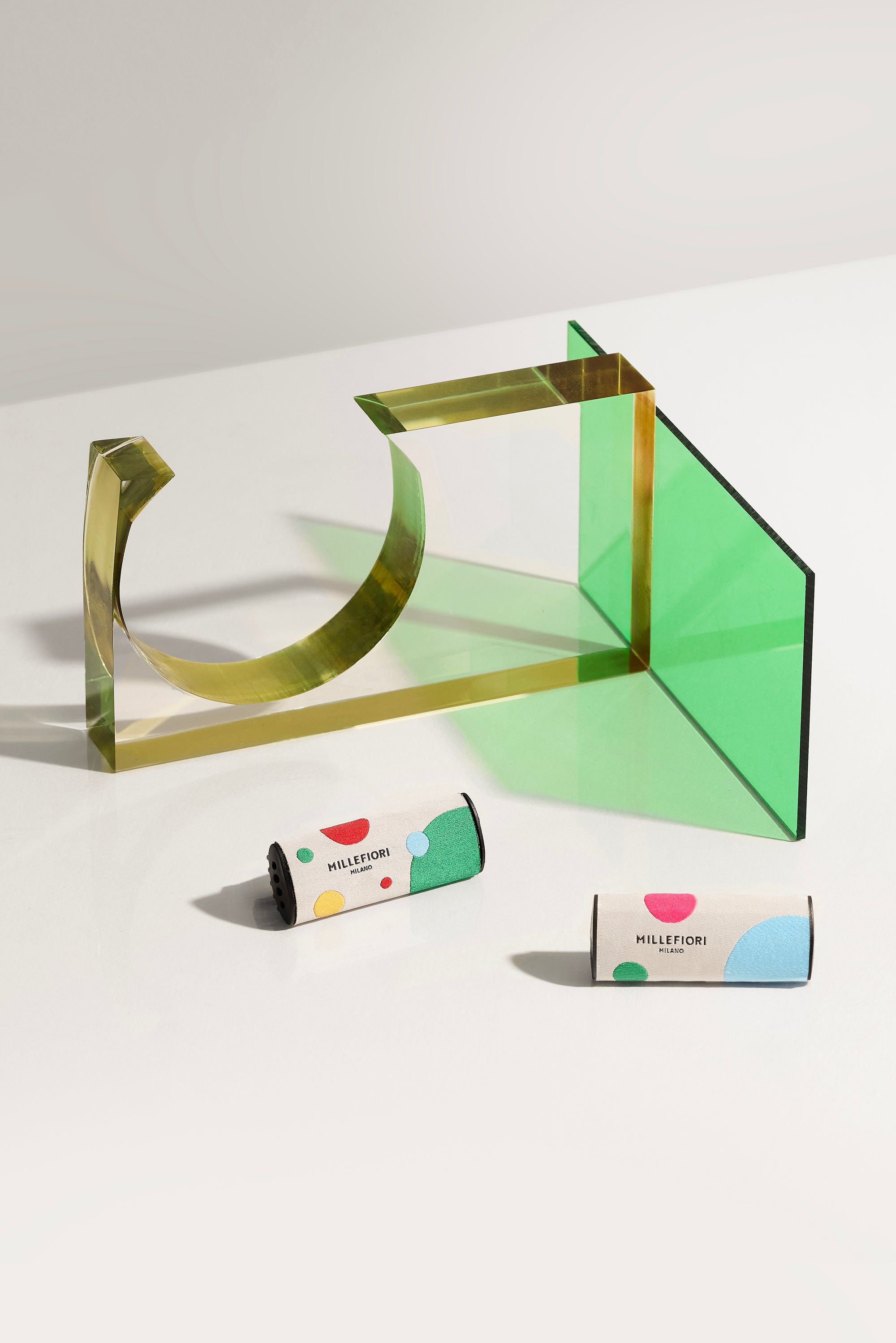 Car Air Freshener - Rose Espresso - Textile Dots Blue