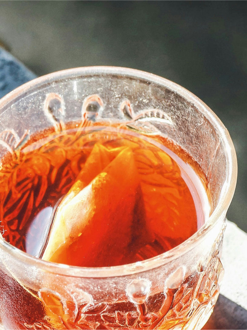 Car Air Freshener - Sandalwood Bergamot - Textile Geometric Blue