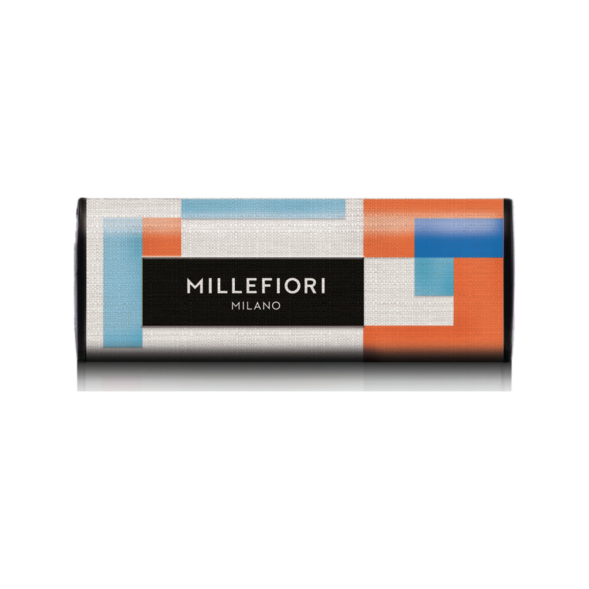 Car Air Freshener - Sandalwood Bergamot - Textile Geometric Blue