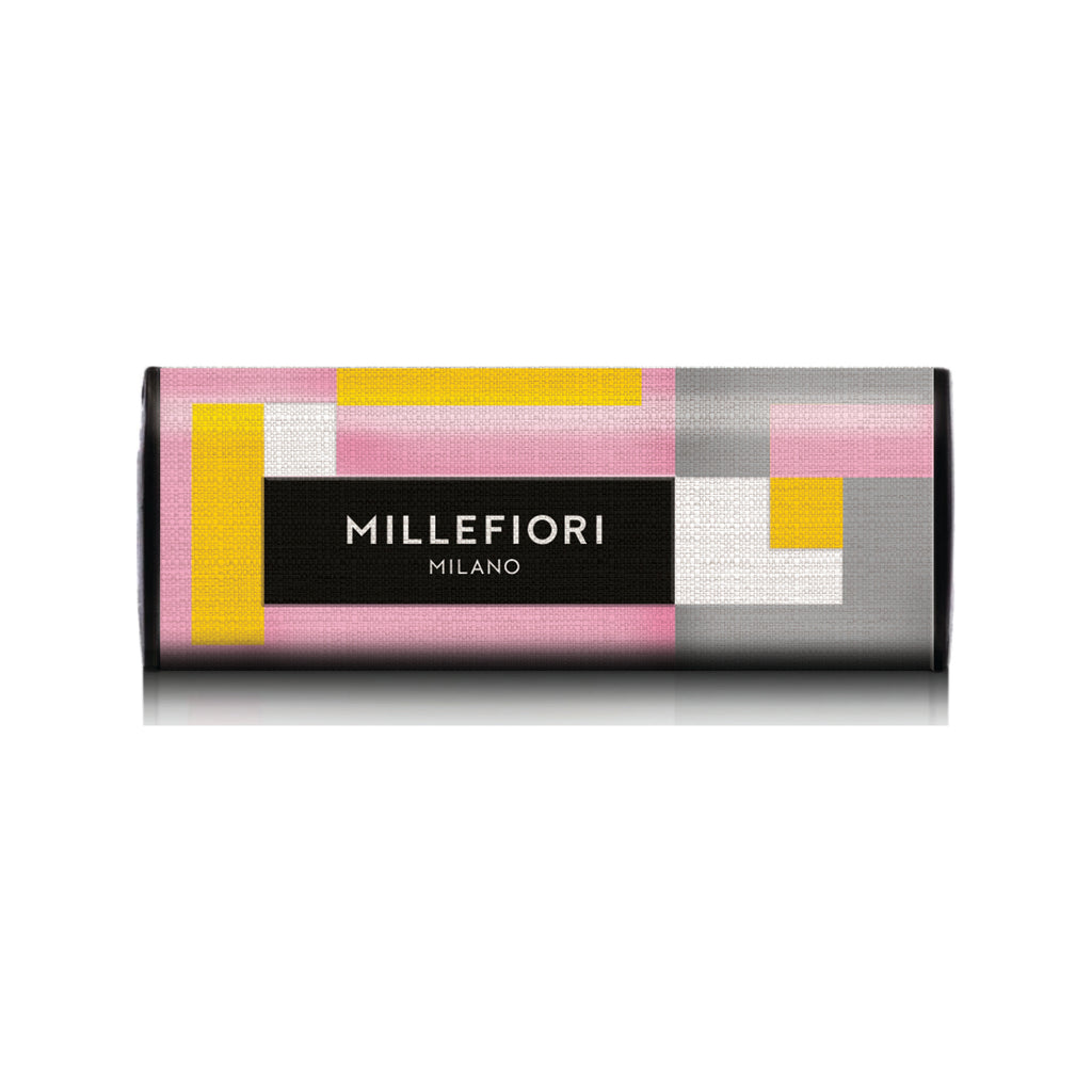 Car Air Freshener - Amber & Rose - Textile Geometric Grey