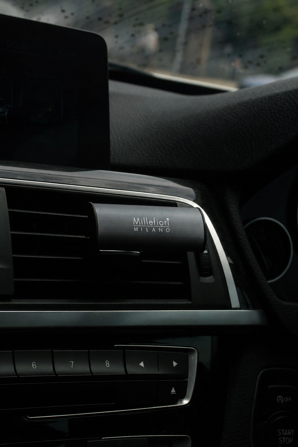 Car Air Freshener - Cold Water - Classic Dark Grey