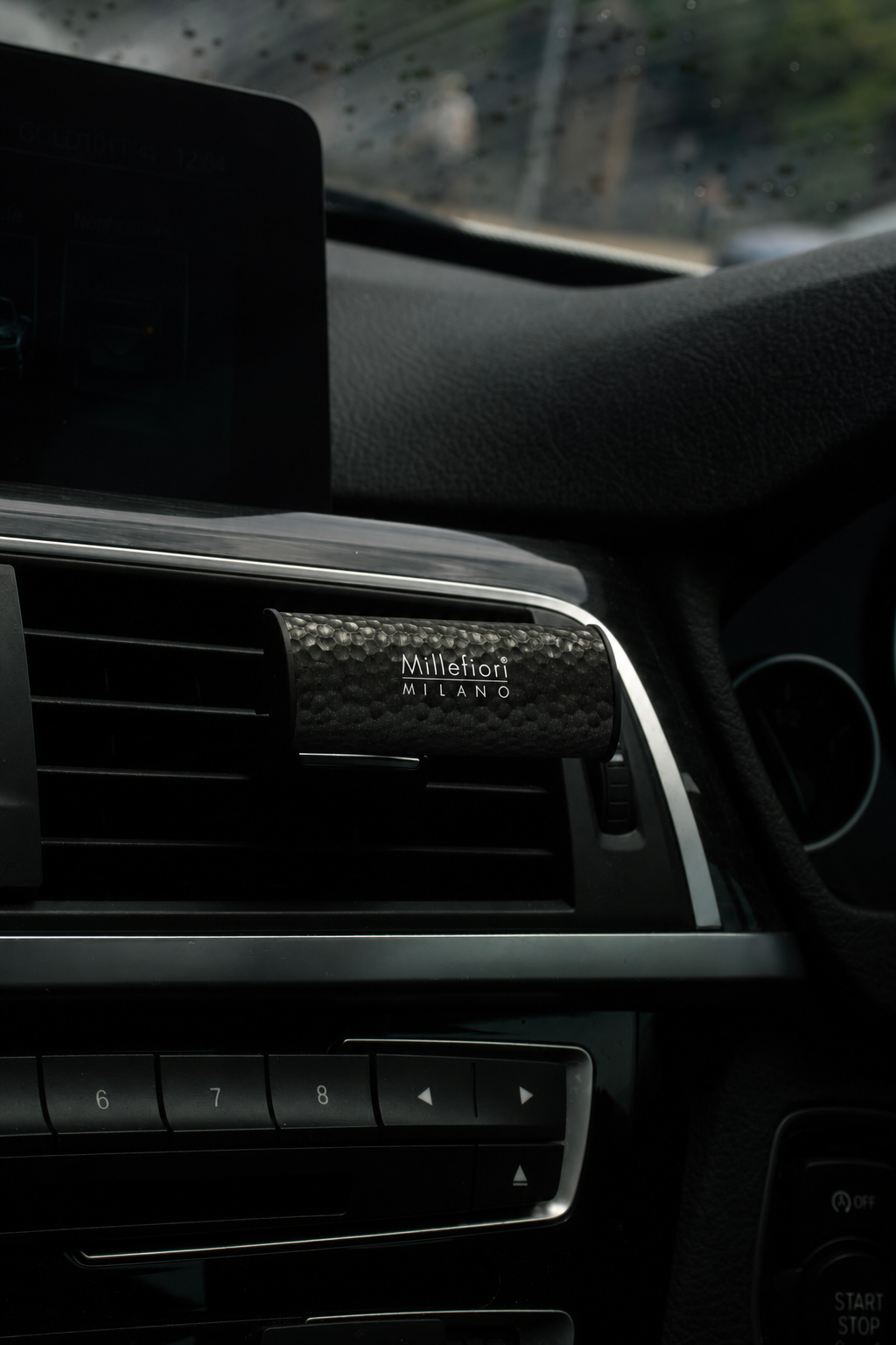 Car Air Freshener - Nero - Metal Black