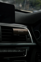 Car Air Freshener - Sandalwood Bergamot - Metal Bronze