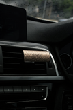 Car Air Freshener - Vanilla & Wood - Metal Gold