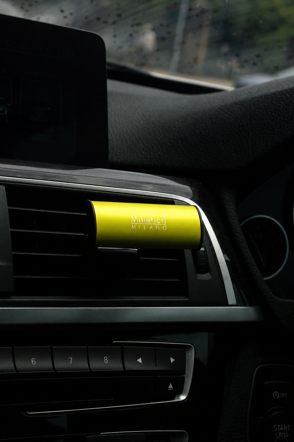 Car Air Freshener - Sandalwood Bergamot - Classic Yellow
